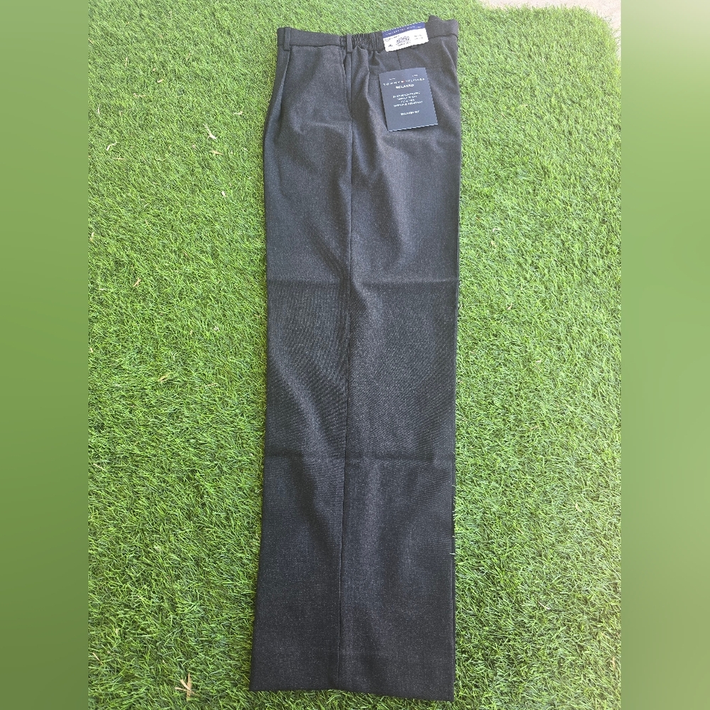 Tommy Hilfiger Men Pants 34x30 Charcoal Modern Wrinkle Free Career NWT $95